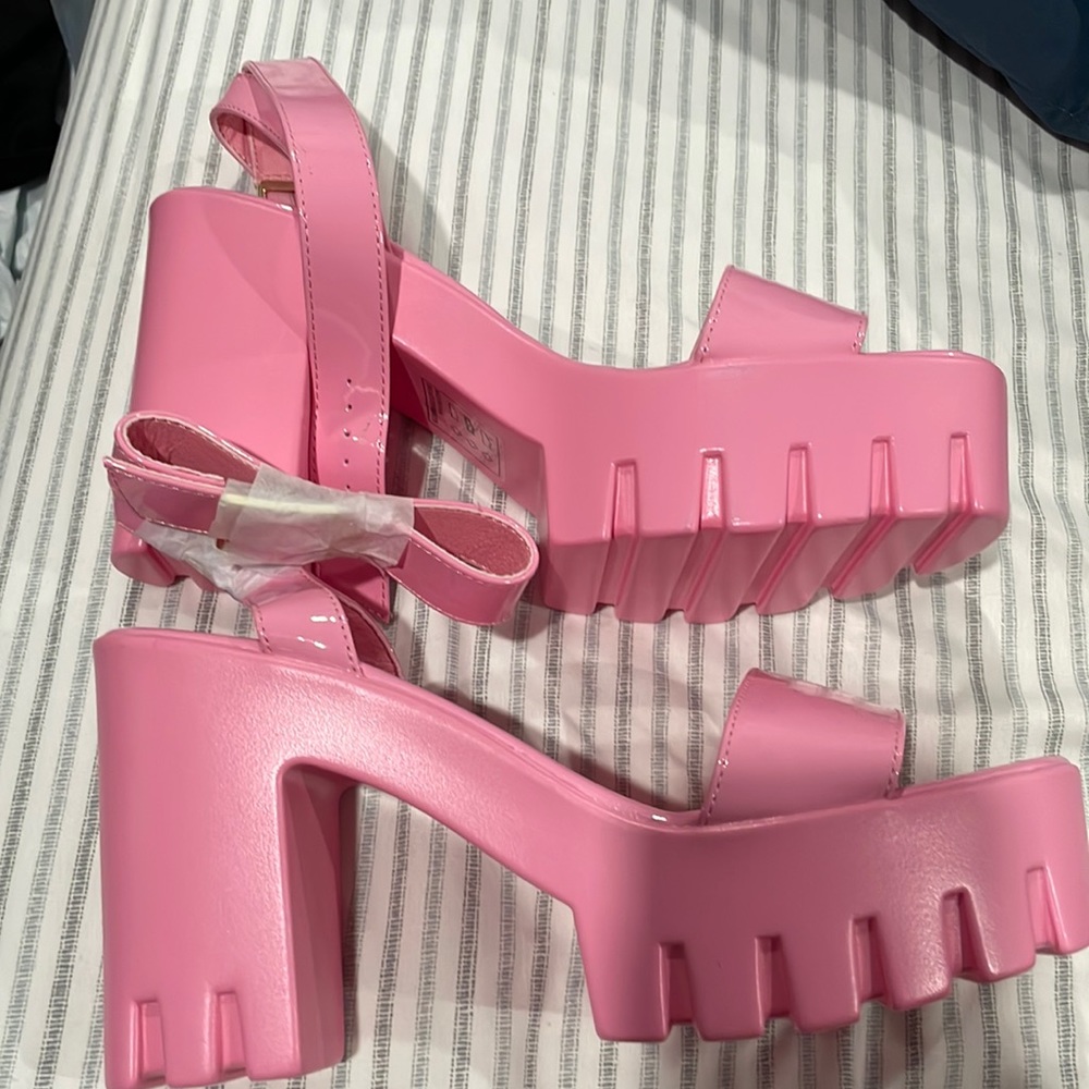 Pink Platform Heels